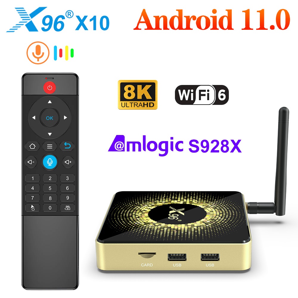 Khadas Vim4 8Gb - X96 X10 Amlogic S928X-J ТВ-приставка 8