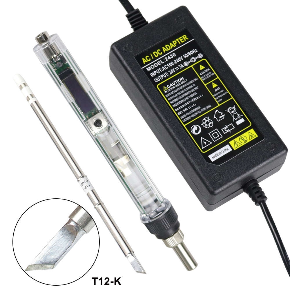 Soldering Station T12 Oled - T12 комплект электрического паяльника постоянного тока