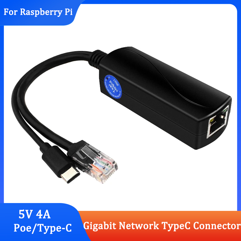Banana Pi Bpi-M5 - USB Type-C PoE-разветвитель для Raspberry Pi,