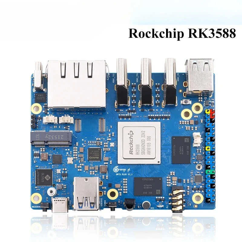 Модуль PCIE с внешним WiFi-BT  – обзор и цена Orange Pi 5 Plus 16Gb