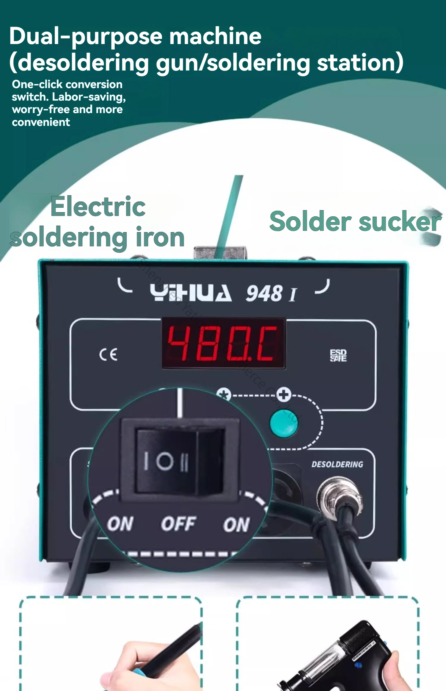 Новый автоматический электриче – обзор и цена Desoldering Gun Vacuum Electric