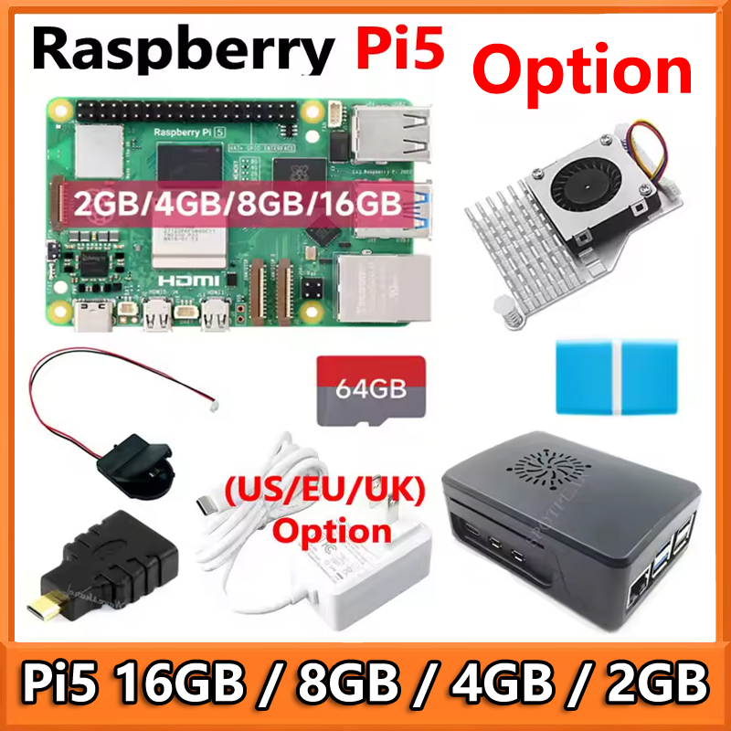 Raspberry Pi 5 16 ГБ/8 ГБ/4 ГБ – обзор и цена Raspberry Pi 5 8Gb Kit