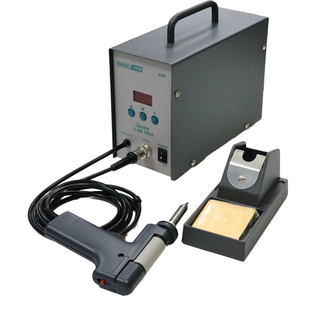 Новый паяльный пистолет Quick  – обзор и цена Desoldering Gun Vacuum Electric