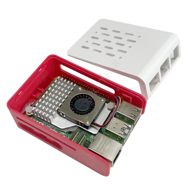 Красно-белый охлаждающий чехол – обзор и цена Raspberry Pi 5 8Gb Kit