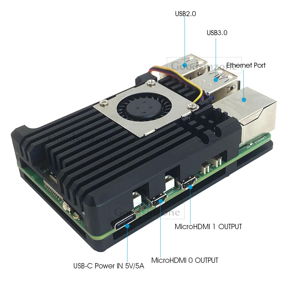 Бронированный корпус из алюмин – обзор и цена Raspberry Pi 5 8Gb Kit
