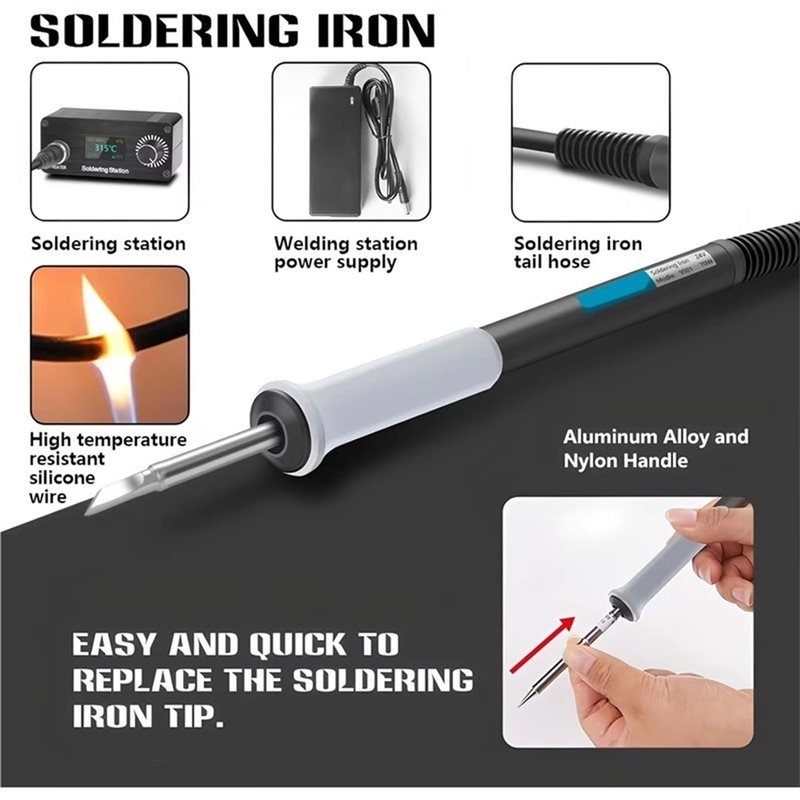 Цифровая паяльная станция B03C – обзор и цена Soldering Station T12 Oled