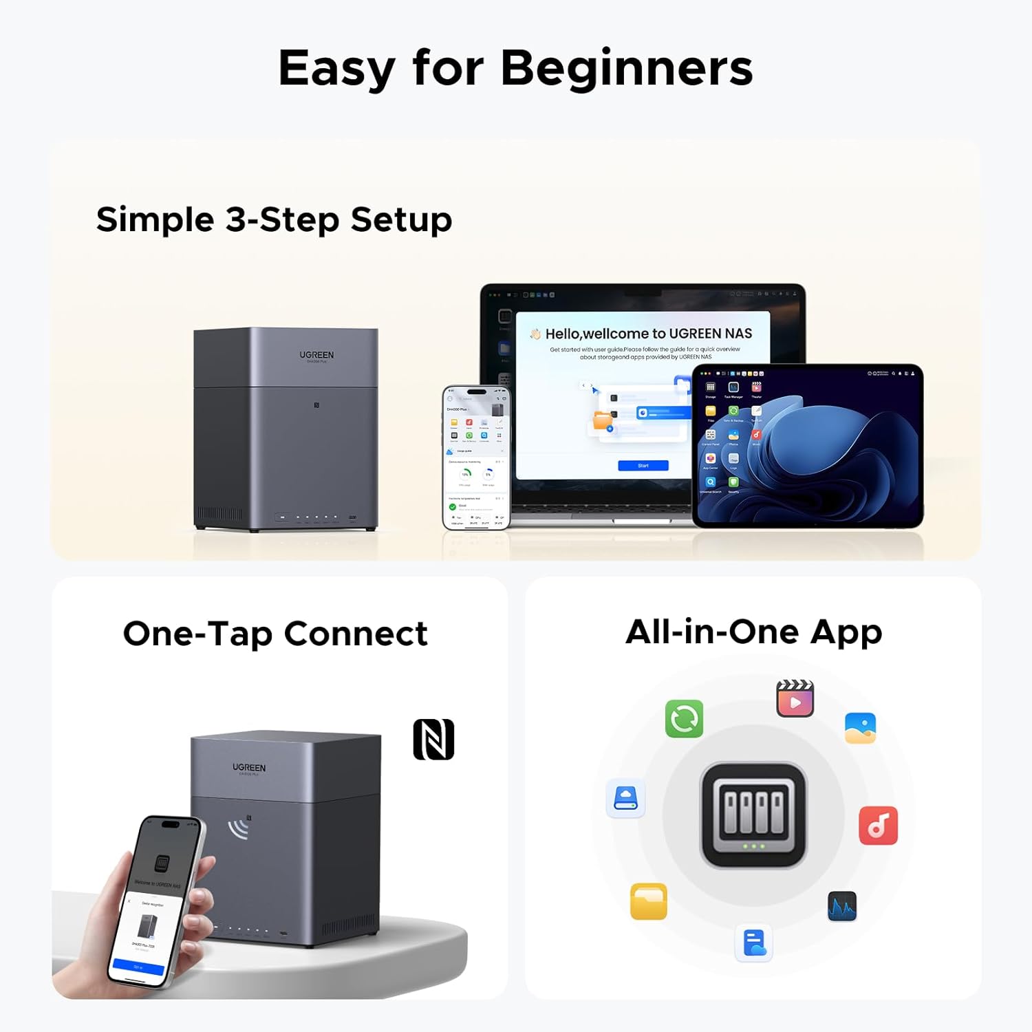 UGREEN NAS DH4300 Plus 4-х отс – обзор и цена Khadas Vim4 8Gb